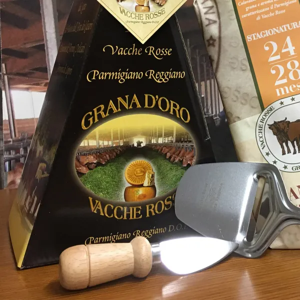Parmigiano Reggiano Vacche Rosse 24/28 mesi 1 kg + coltellino